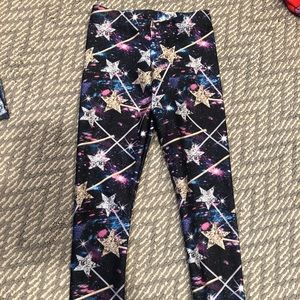 PixieLane shooting star leggings girls size 2t
